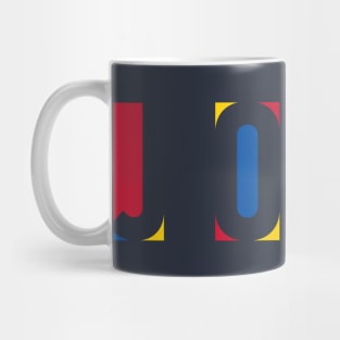 Text Typography Unique Mug